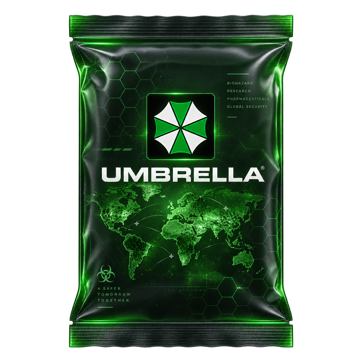 Umbrella sealed virus NFT pack